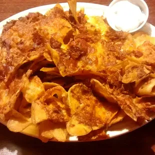 Overdone C-Pub nachos