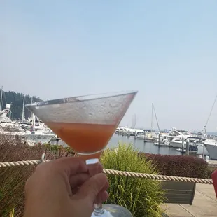 Peach cosmo.