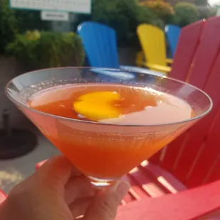 Peach cosmo.