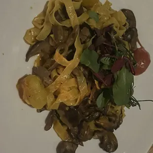 Mushroom fettuccine