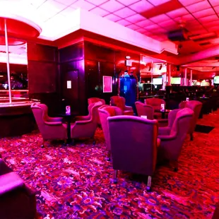 the bar and lounge area