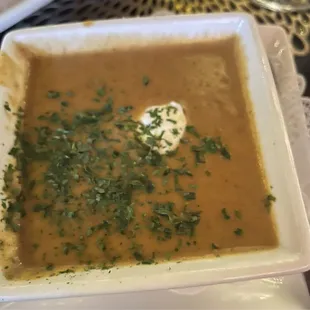 Sweet potato bisque--yum