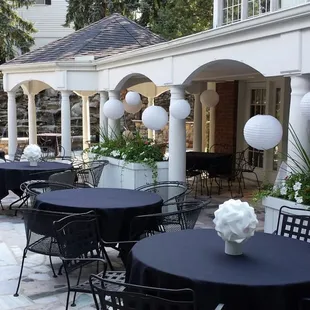 Party on the patio @The Cabin