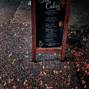 Signage. Specials