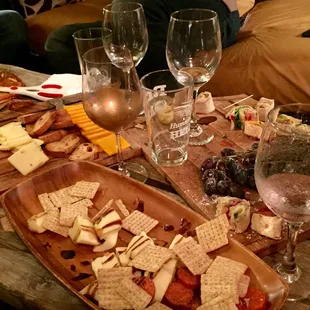 Wine &amp; Charcuterie Plates :)
