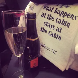 What happens at the cabin, stays at the cabin! ;)