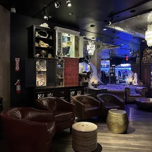 Cabinet of Curiosities lounge area