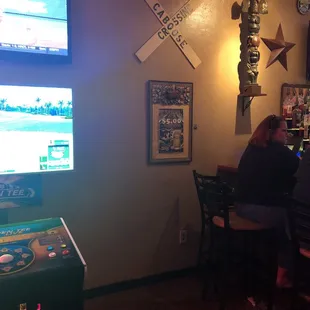 That sign says $5 all you can drink on Fridays. Dangerous