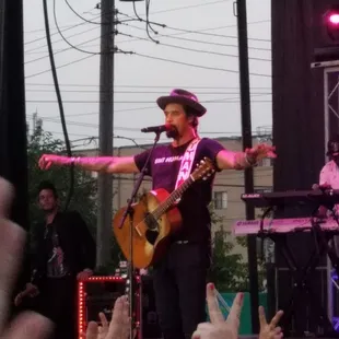 Michael Franti at The Cabooze Outdoor Plaza.