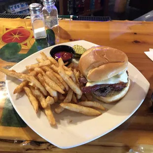 Cactus Burger and Fries