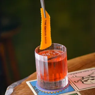 Cactus Negroni Cocktail
