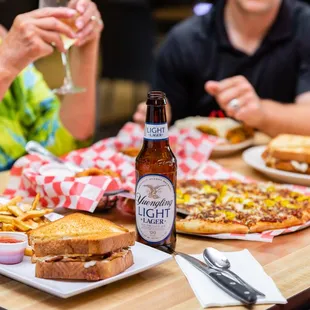 people enjoying a meal