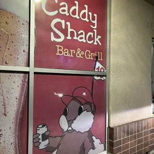the sign