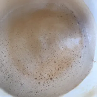 Hot latte had nice foam cap but for $4 it was nothing special