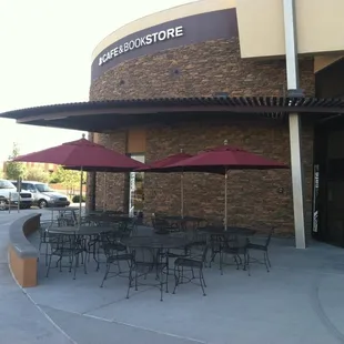 Plenty of patio seating!