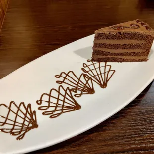 Chocolate truffle torte