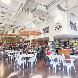 people sitting at tables