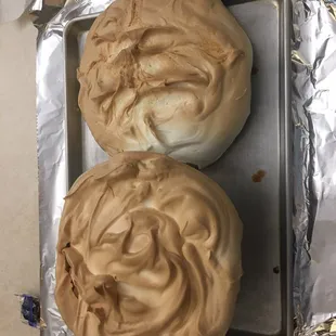 Coconut cream pie and banana pudding. Deeeeelicious!