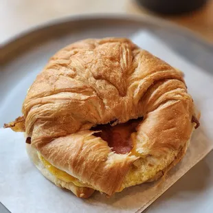 a breakfast sandwich