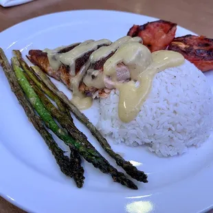 Salmon entree - good but not as good as appetizers imo!