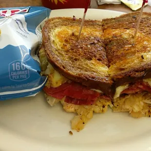 Grilled Reuben. Very large sandwich!