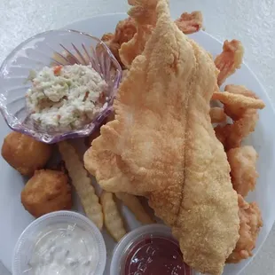 The Fish and Shrimp served on Friday and Saturday for lunch is the best you will ever have!