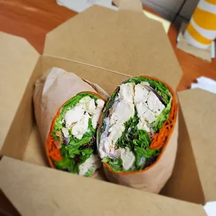 Greek Chicken Wrap