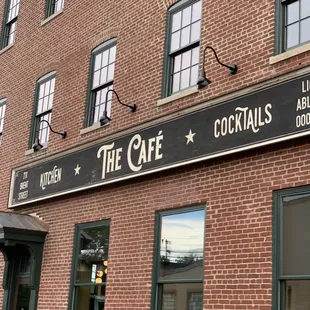 the outside of the building