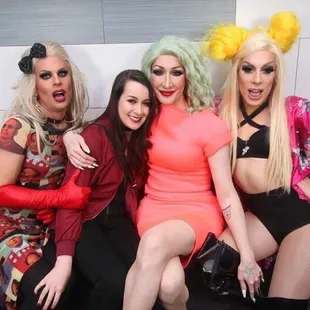 Fun meet and greet with the All Star trio! Loved that there was a professional photo set up.