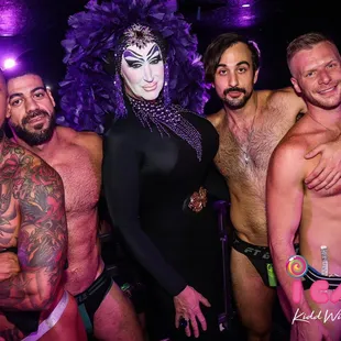 Gogo dancers and a sister of perpetual indulgence at The Cafe.