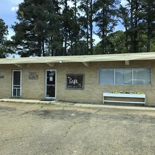 the outside of the building