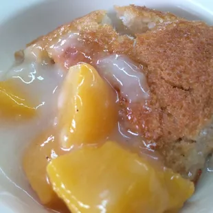 Peach cobbler