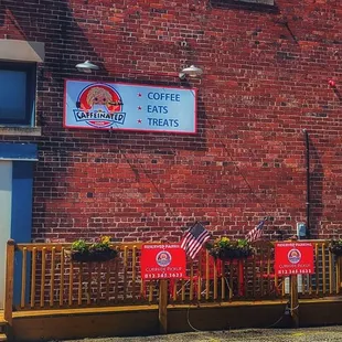 side entrance from parking lot