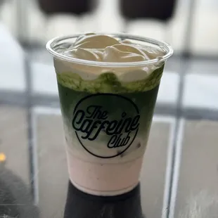 Strawberry Matcha Latte