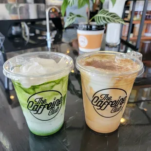 Got the Einspanner and Matcha Einspanner. I liked the latter better, but both were good.