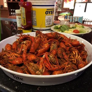 Crawfish starter = 2 lbs for $9!