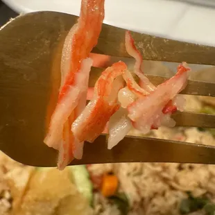 "Crab" fried rice
