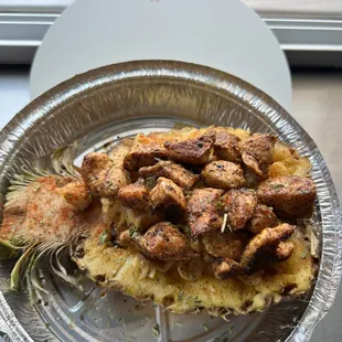 Our stuffed pineapple