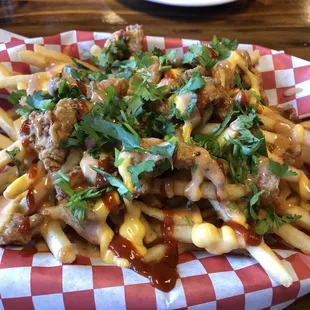 Smothered Crawfish Fries