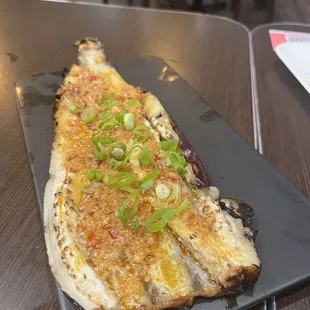 G12.eggplant W. Garlic Sauce