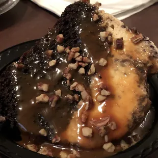 Choco flan with caramel on top!