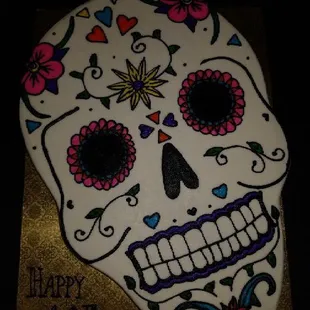 a decorated sugar skull