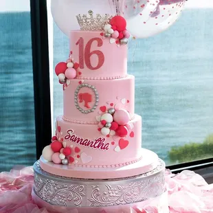 Sweet 16 Barbie Cake
