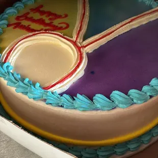 The cake design recieved