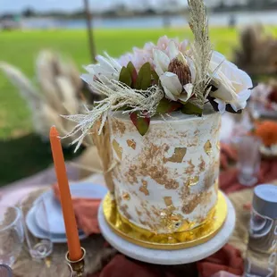 Boho wedding cake