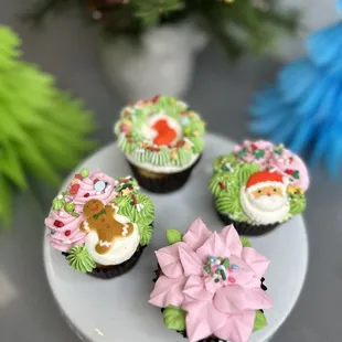 Christmas cupcakes
