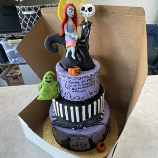 A Nightmare Before Christmas cake in 2022