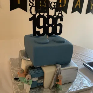 a cake made to look like a suitcase