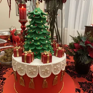 Best bakery ever!! They made this stunning Christmas cake for my function-- looks more beautiful and tastes amazing!! Everything is edible.