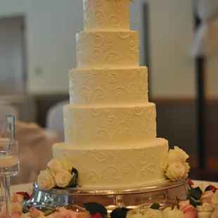 the cake studio - scroll wedding cake